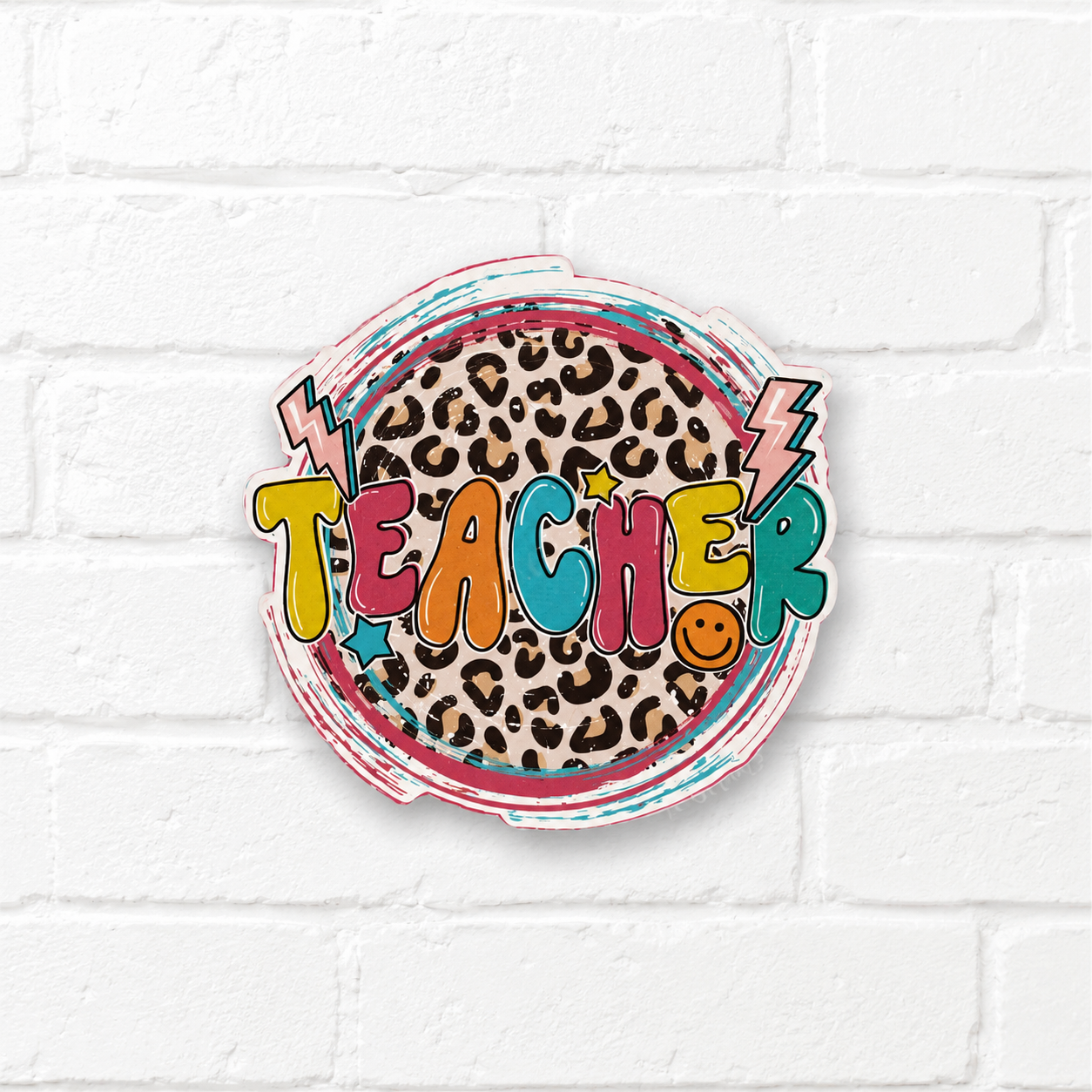 Teacher Freshie | Teacher Car Air Freshener | Leopard Print Freshie | Colorful Teacher Gift | Back to School Gift | Teacher Appreciation