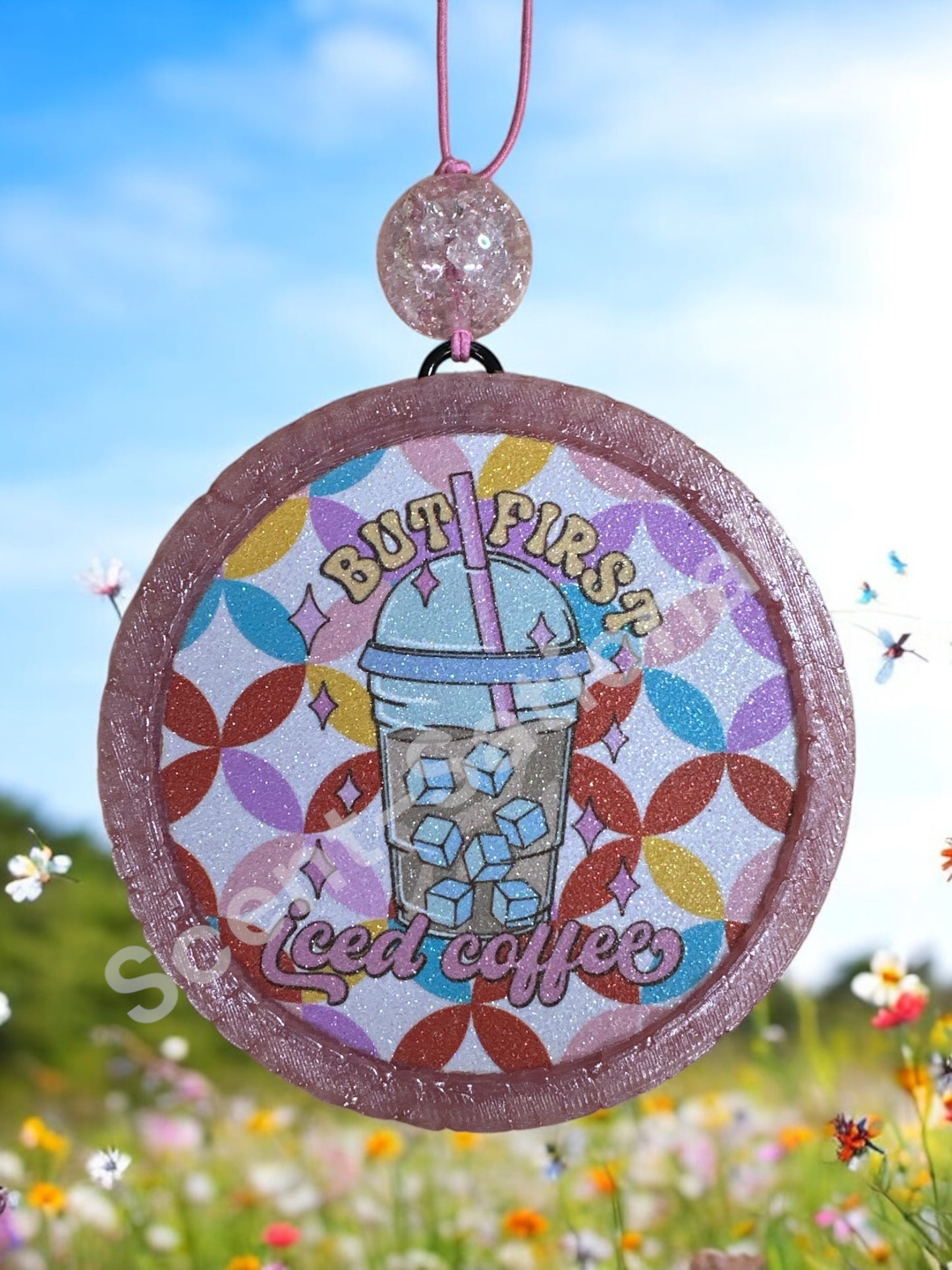 But First Iced Coffee Car Freshie