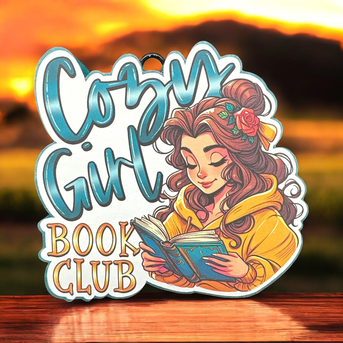Cozy Girl Book Club Car Freshie