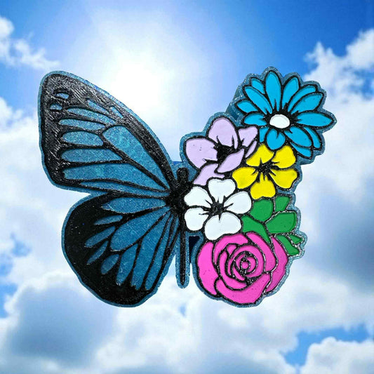 Floral Butterfly Car Freshie