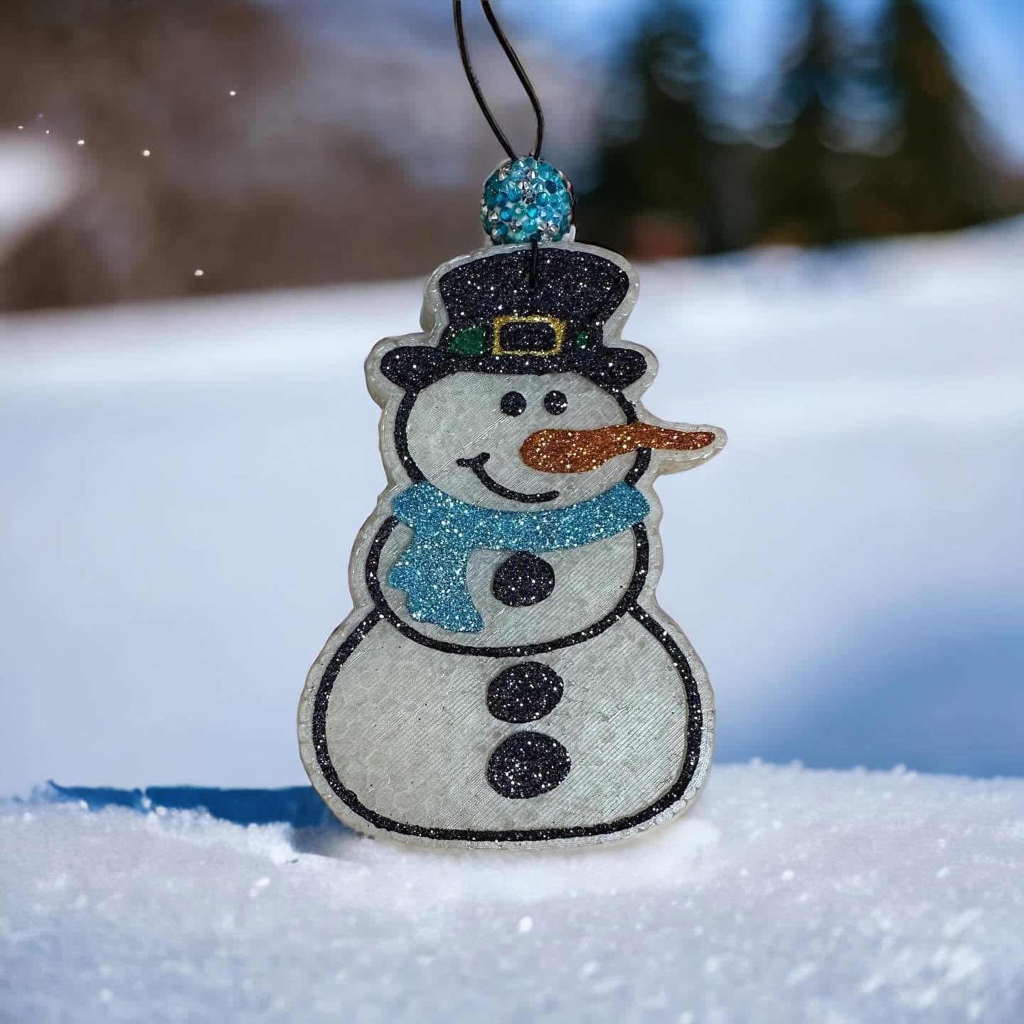 Snowman Car Freshie