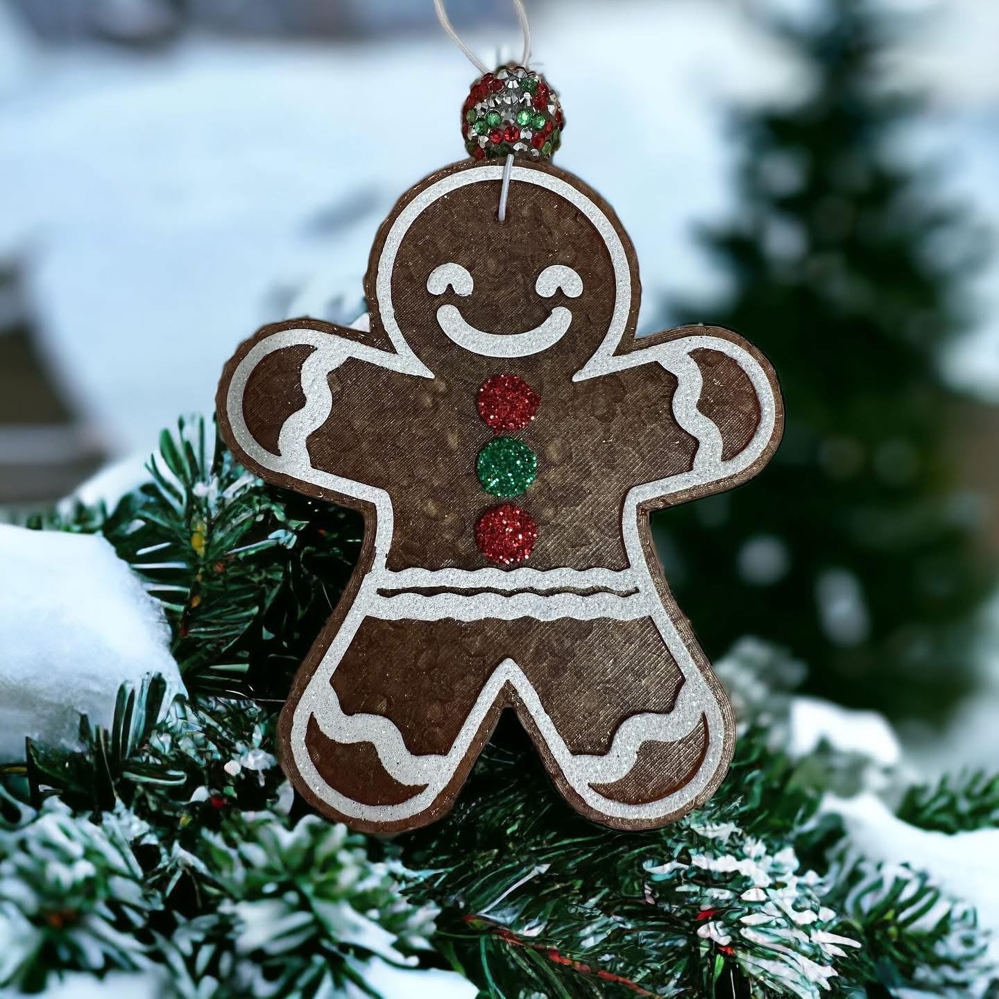 Gingerbread Man Car Freshie