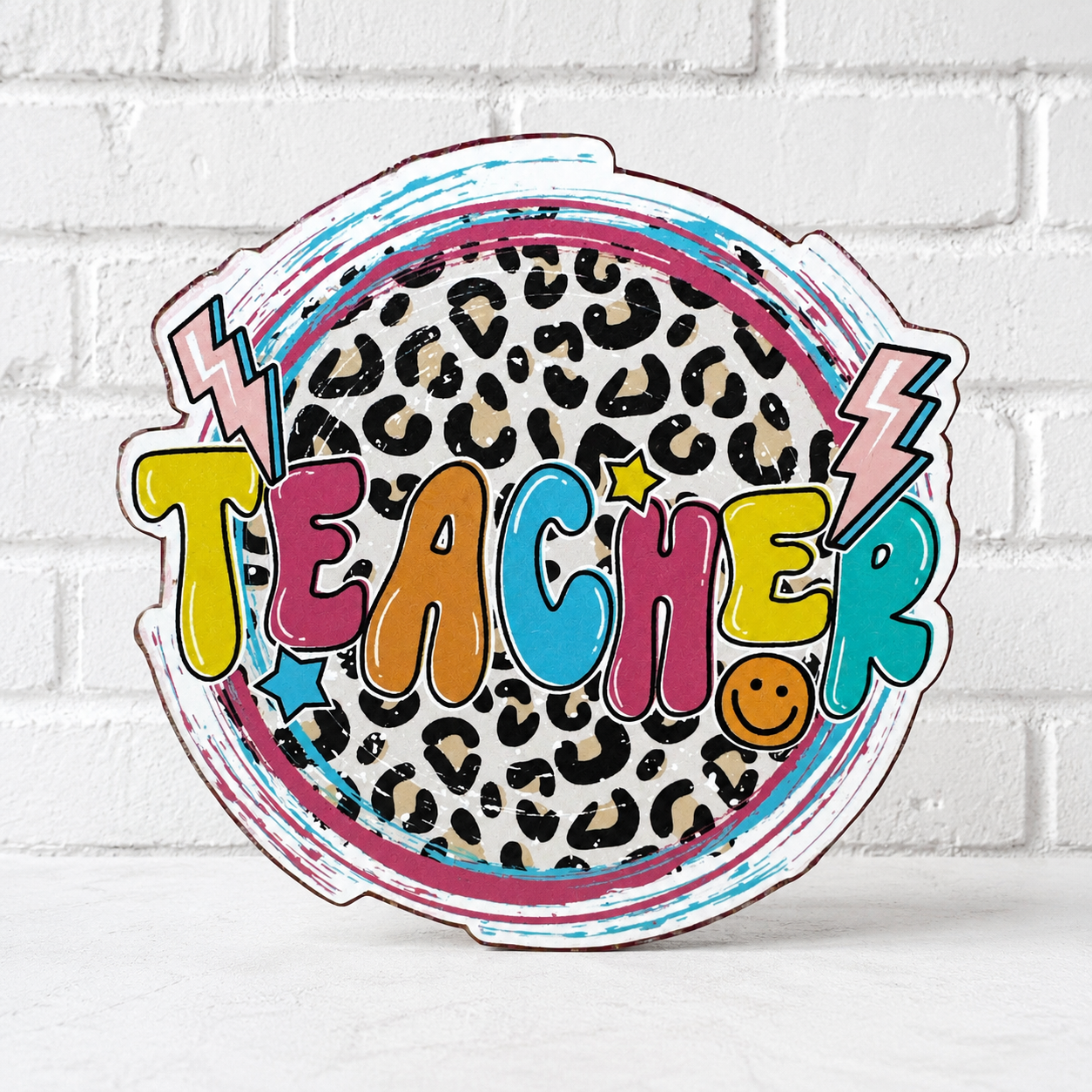 Teacher Freshie | Teacher Car Air Freshener | Leopard Print Freshie | Colorful Teacher Gift | Back to School Gift | Teacher Appreciation