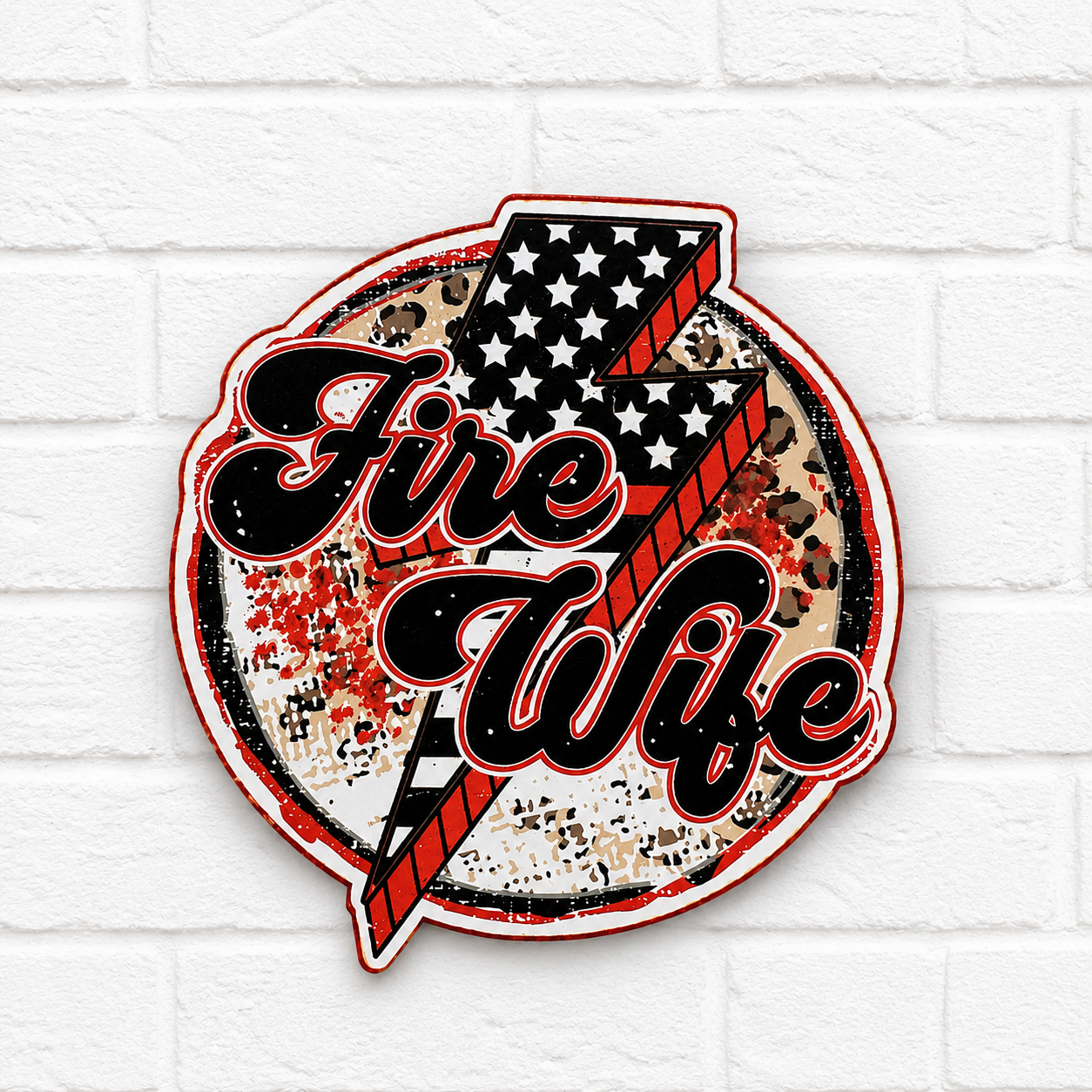 Fire Wife Car Freshie | Firefighter Wife Air Freshener | Handmade Scented Car Freshener | Fire Family Gift