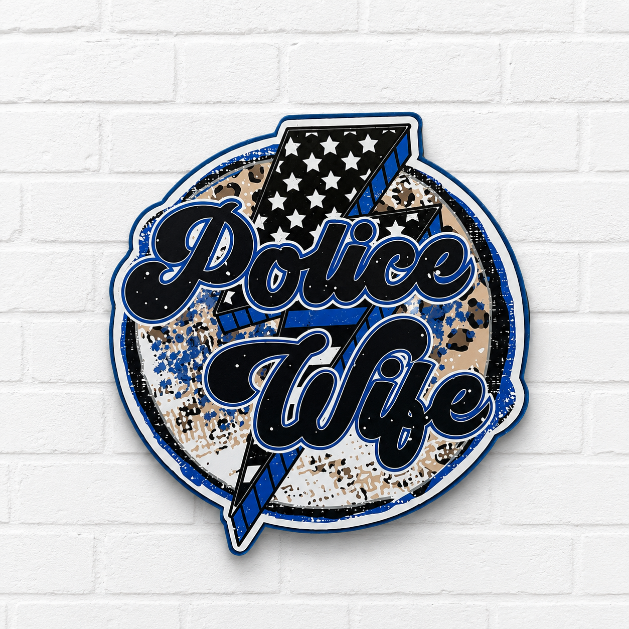 Police Wife Car Freshie | Law Enforcement Wife Air Freshener | Thin Blue Line Car Freshener | Handmade Scented Gift