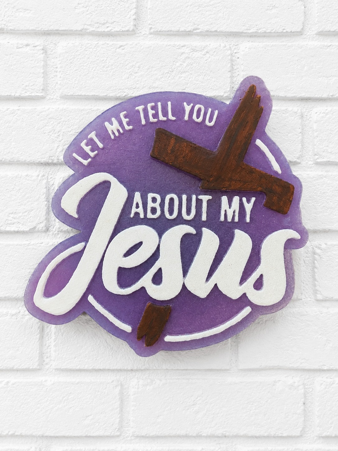 Let Me Tell You About My Jesus Car Freshie | Christian Car Air Freshener | Faith-Based Handmade Scented Freshie | Religious Gift