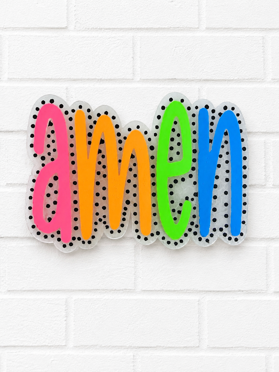AMEN Car Freshie | Christian Car Air Freshener | Colorful Faith-Based Handmade Freshie | Religious Gift