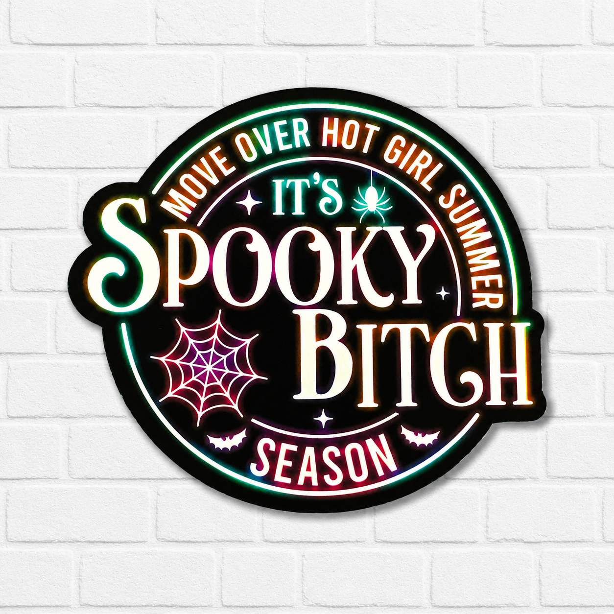 Move Over Hot Girl Summer, It’s Spooky Bitch Season Car Freshie | Funny Halloween Air Freshener