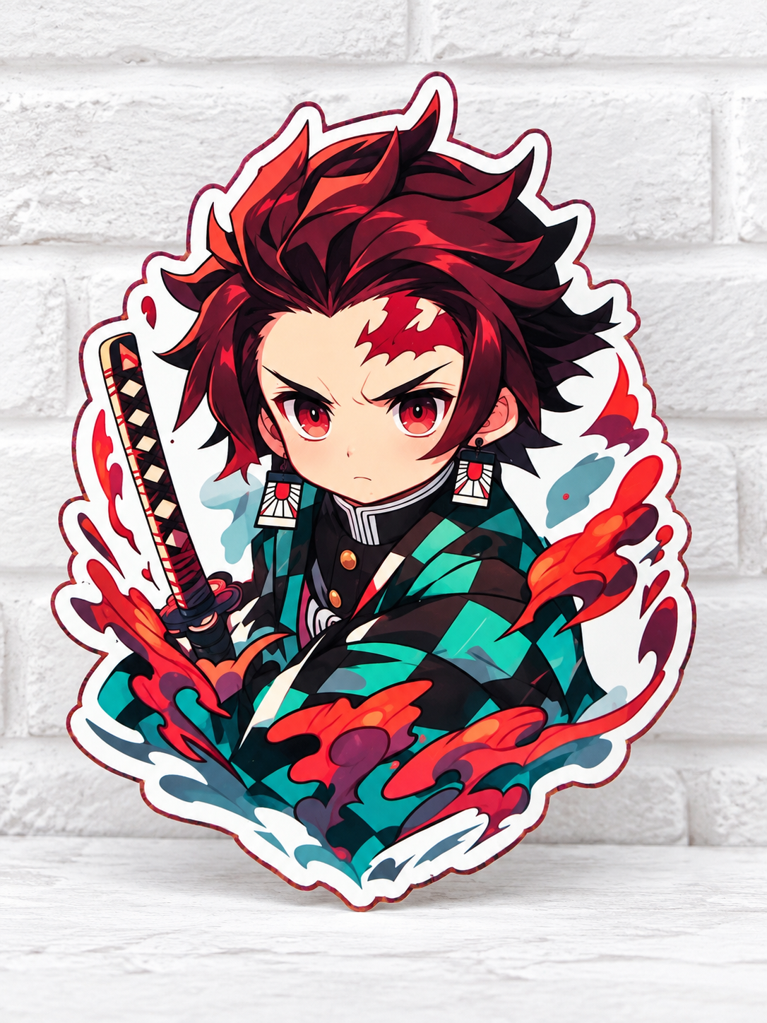 Anime Sword Warrior Car Freshie