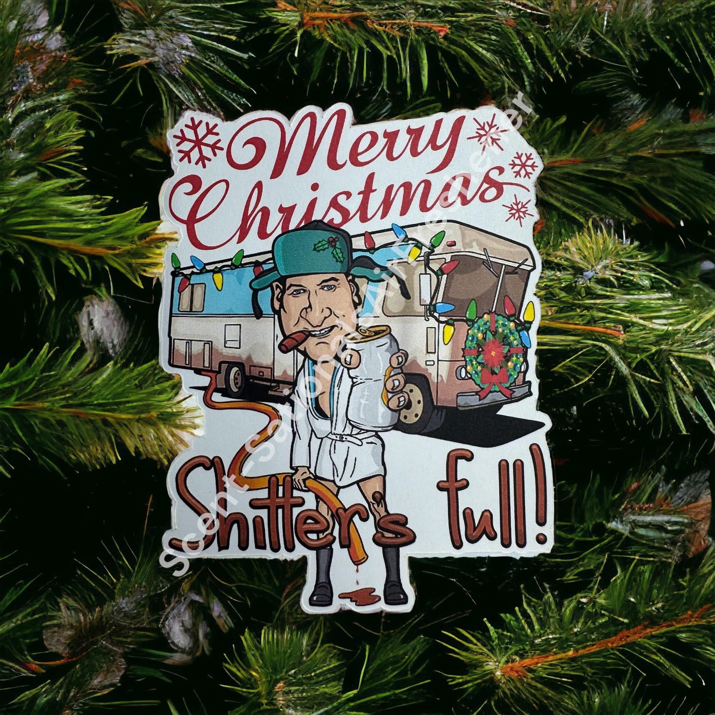 Shitter's Full Christmas Car Freshie