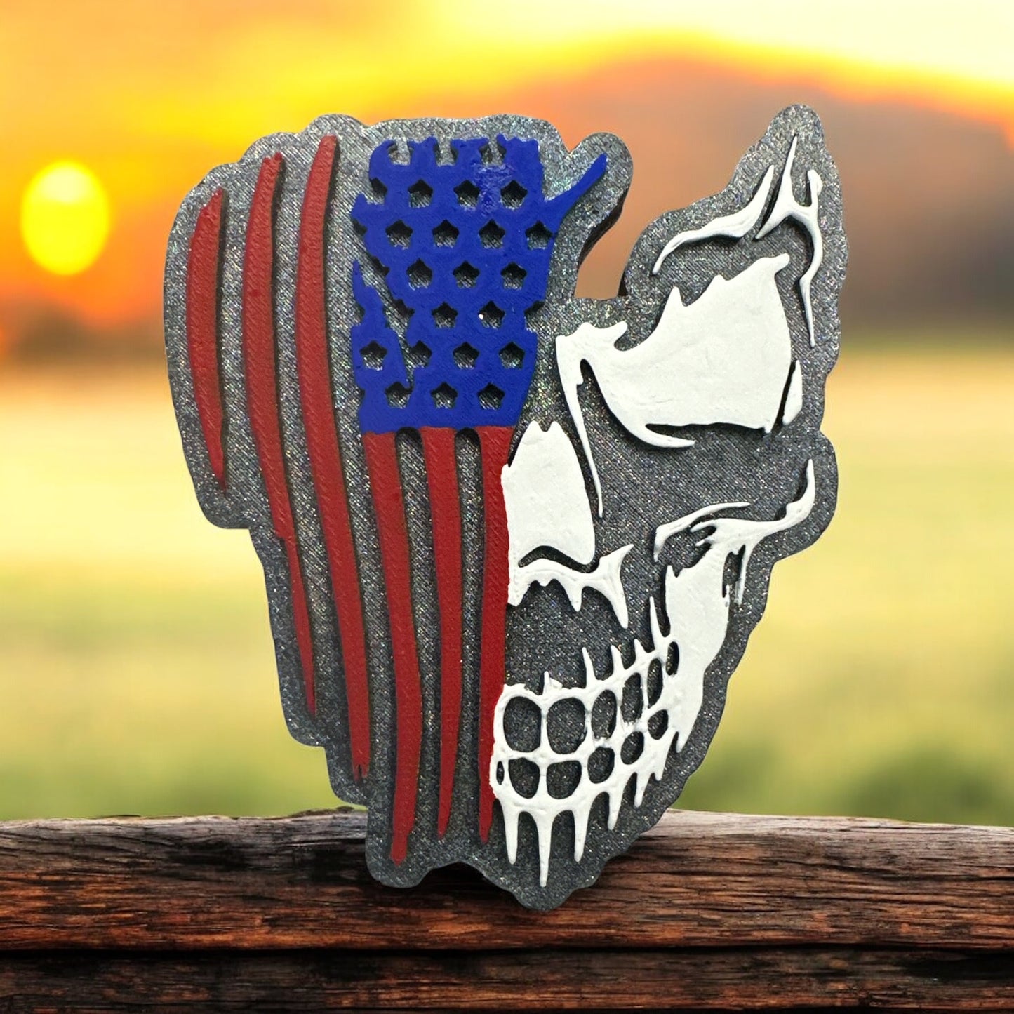 Skull Flag Car Freshie