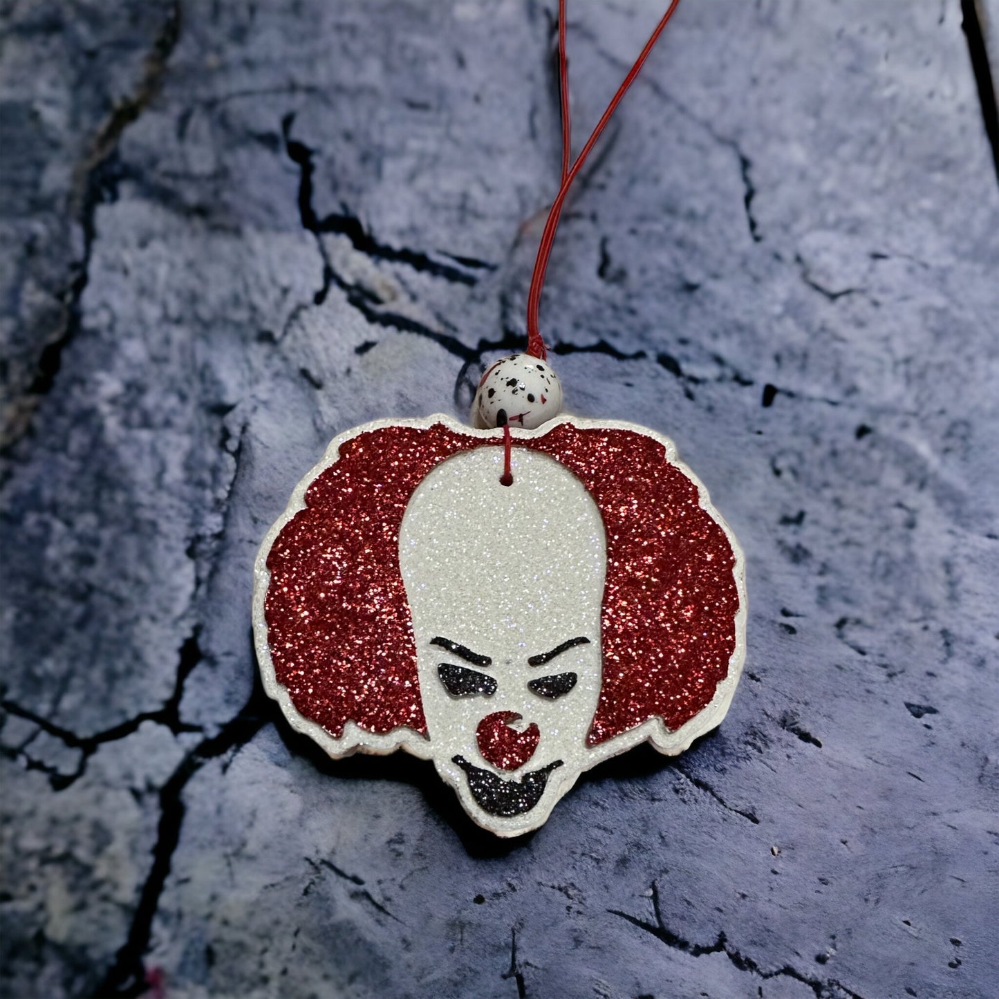 Glow in the Dark Pennywise Car Freshie