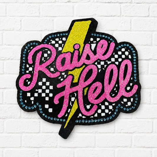 Raise Hell Car Freshie | Western Lightning Handmade Freshie | Glitter Car Air Freshener | Scent-Sationals
