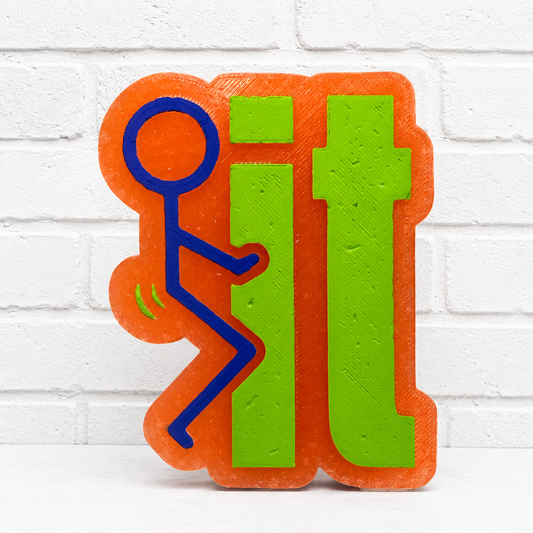 Funny F-It Car Freshie | Adult Humor Air Freshener | Handmade Novelty Car Freshener | Gag Gift