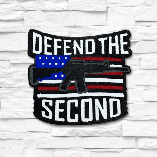 Defend the Second Car Freshie | Patriotic 2A Air Freshener | American Flag Vehicle Freshener