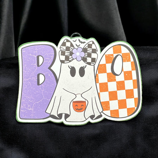 Retro Boo Ghost Car Freshie