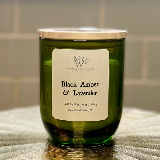 Black Amber & Lavender | Luxury Soy Candle or Wax Melt