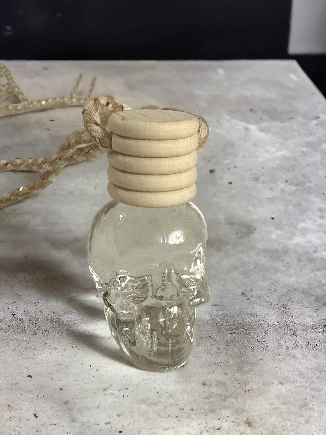 Clear Skull Car Diffuser