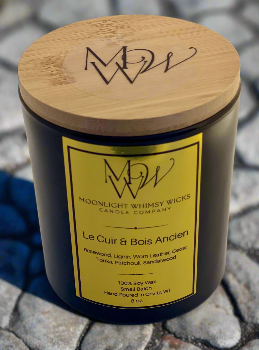 Le Cuir & Bois Ancien | Luxury Soy Wax Candle
