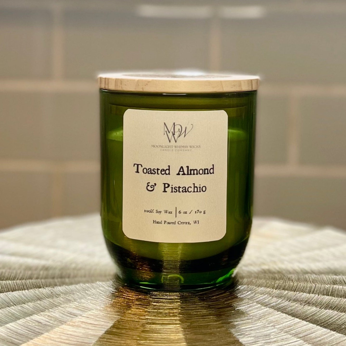 Toasted Almond Pistachio | Luxury Soy Candle or Wax Melt