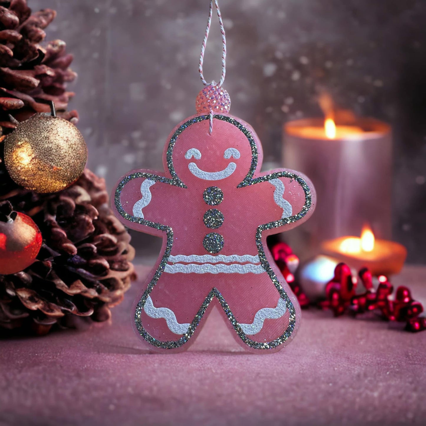 Gingerbread Man Car Freshie
