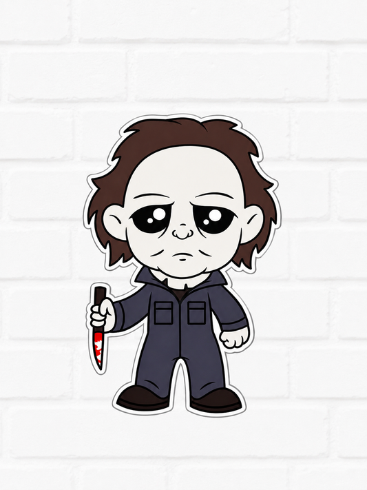 Michael Myers Car Freshie | Halloween Horror Air Freshener | Chibi Michael Myers Freshie | Handmade Car Air Freshener