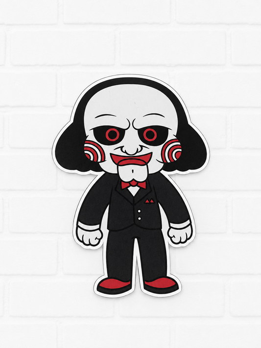 Billy the Puppet Car Freshie | Saw Horror Air Freshener | Chibi Billy Freshie | Handmade Car Air Freshener