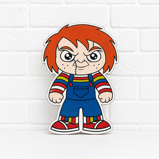 Chucky Horror Doll Inspired Car Air Freshener | Handmade Freshie | Long-Lasting Car Scent | Spooky Car Accessory