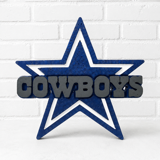 Blue Star Football Freshie | Handmade Car Air Freshener | Sports Fan Car Scent