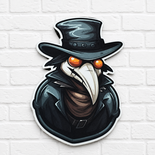 Plague Doctor Car Freshie | Gothic Air Freshener | Halloween Car Decor | Spooky Hanging Freshener | Horror Gift