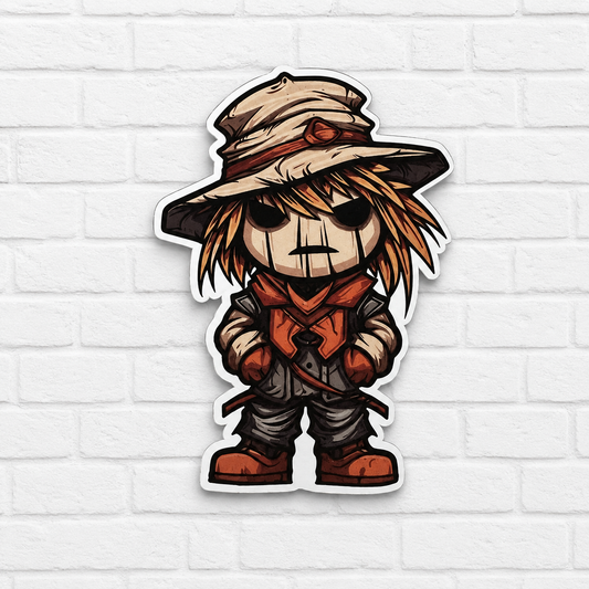 Scarecrow Car Freshie | Fall Air Freshener | Halloween Car Decor | Autumn Hanging Freshener | Rustic Farmhouse Gift