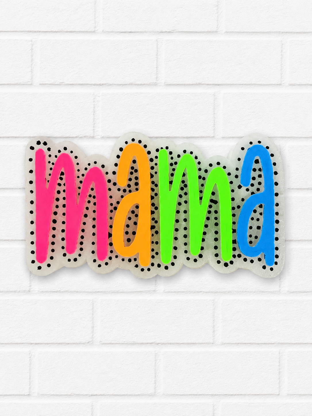 Mama Car Freshie | Colorful Neon Car Air Freshener | Handmade Gift for Mom | Cute Scented Car Freshener