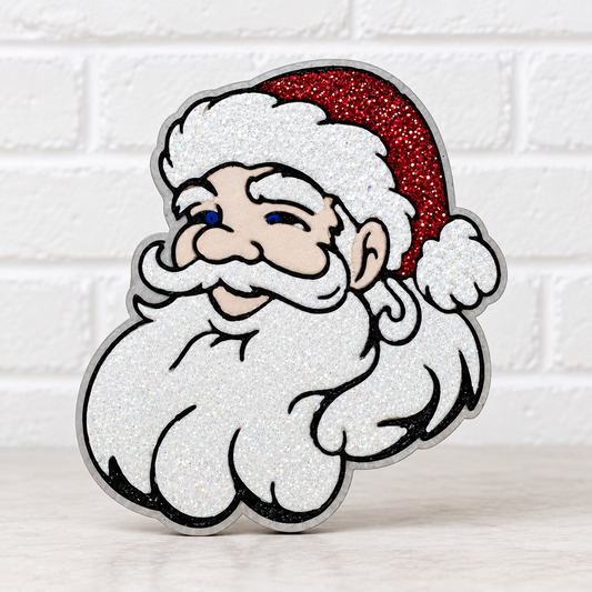 Santa Christmas Car Freshie | Handmade Holiday Air Freshener
