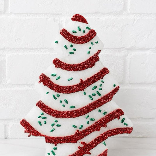 Christmas Tree Cake Inspired Car Freshie | Handmade Holiday Air Freshener