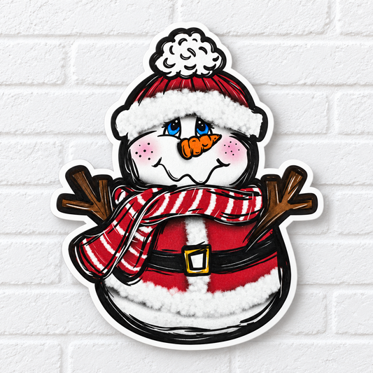 Santa Snowman Car Freshie – Christmas Holiday Air Freshener