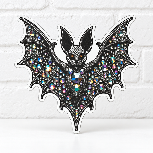 Sparkly Bat Car Freshie | Gothic Halloween Car Air Freshener