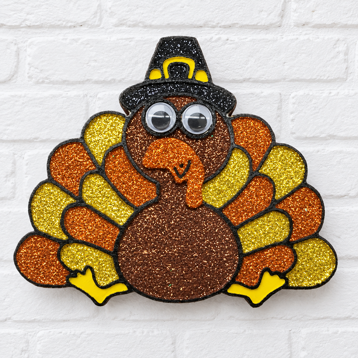 Glitter Turkey Car Freshie – Thanksgiving Car Air Freshener