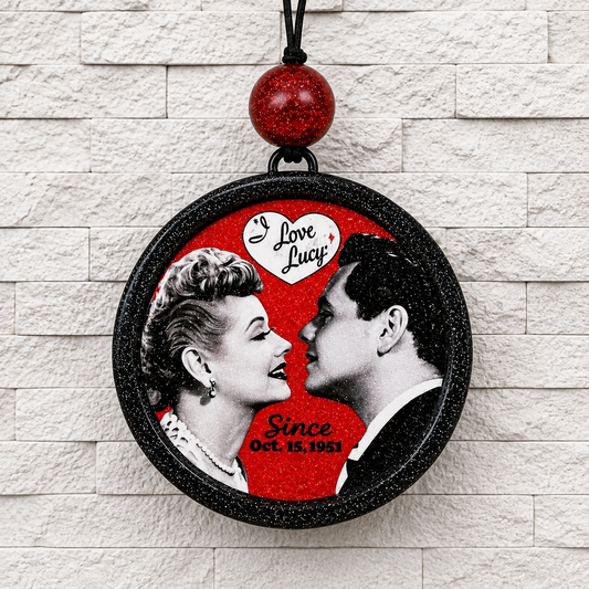 I Love Lucy Retro TV Car Freshie