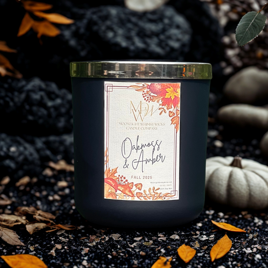 Oakmoss & Amber | Luxury Soy Wax Candle or Wax Melt