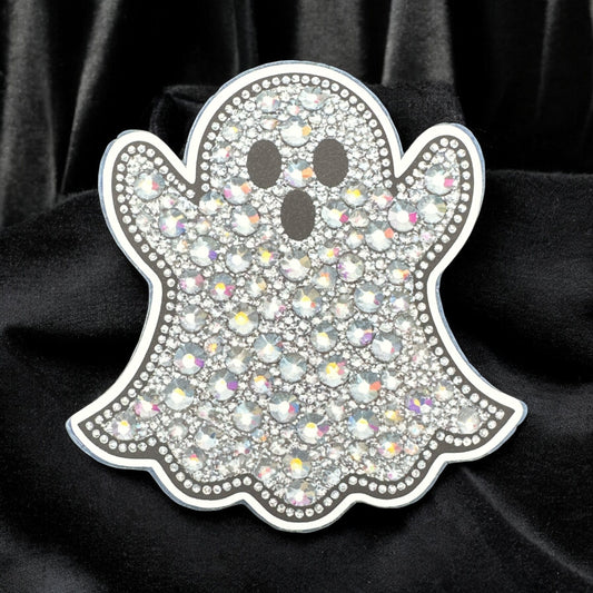 Rhinestone Ghost Car Freshie