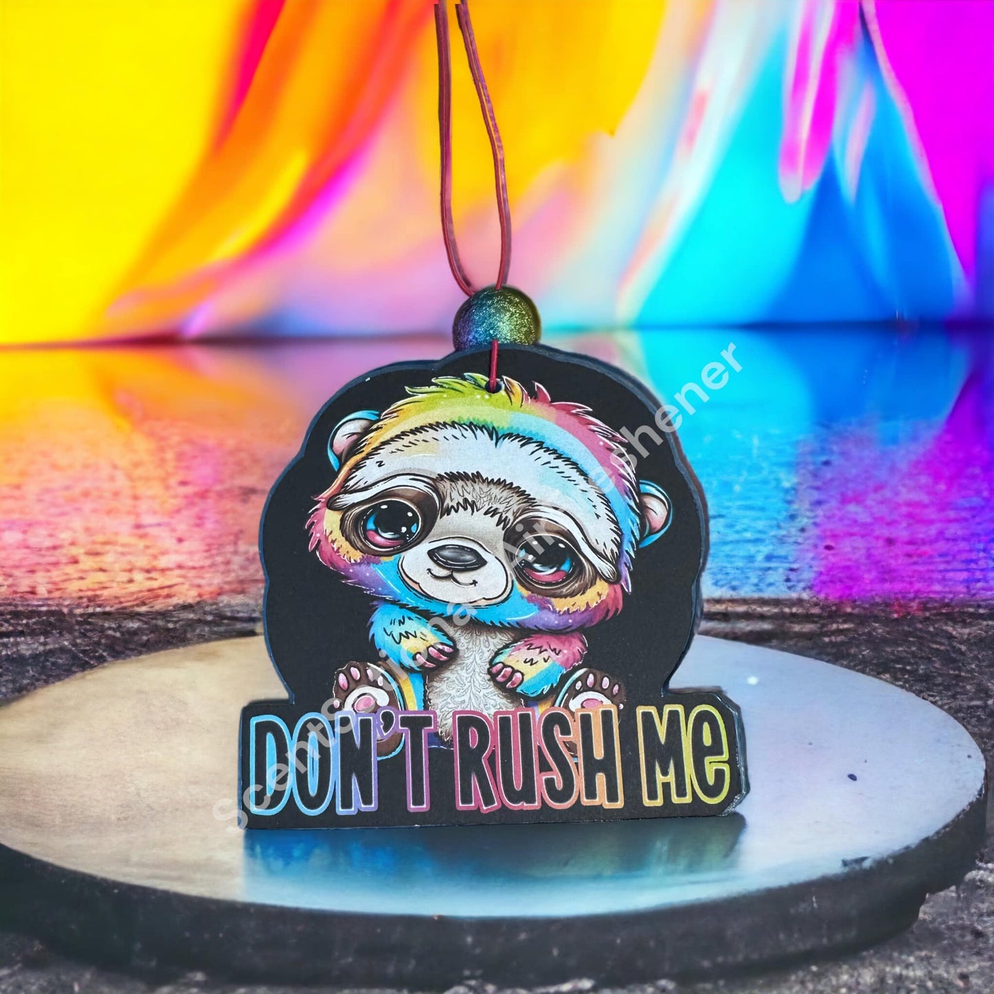 Don't Rush Me Sloth Car Freshie