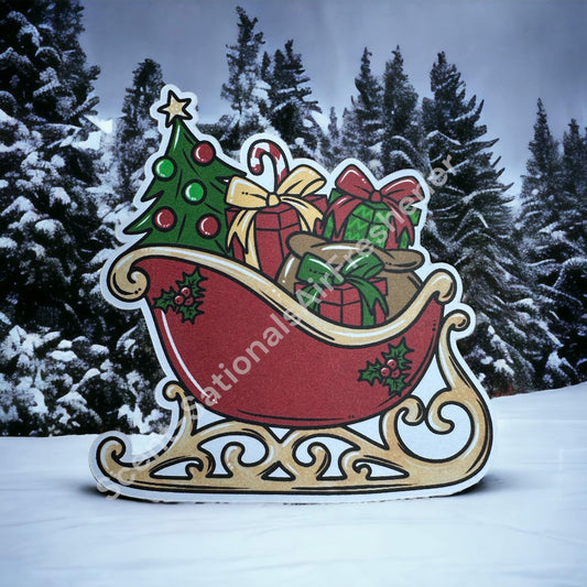 Christmas Sleigh Car Freshie