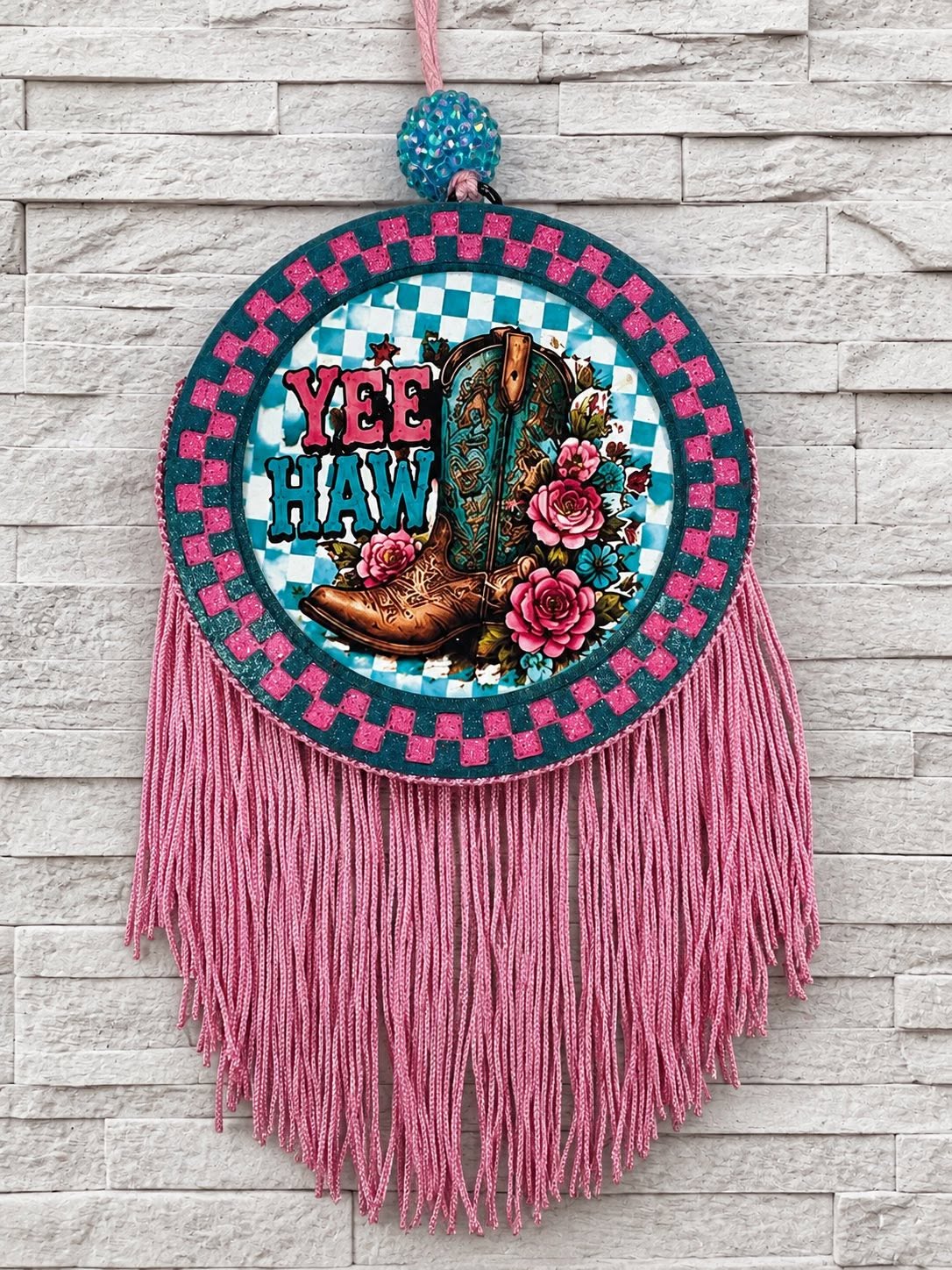 Yee Haw Car Freshie with Fringe Western Car Air Freshener