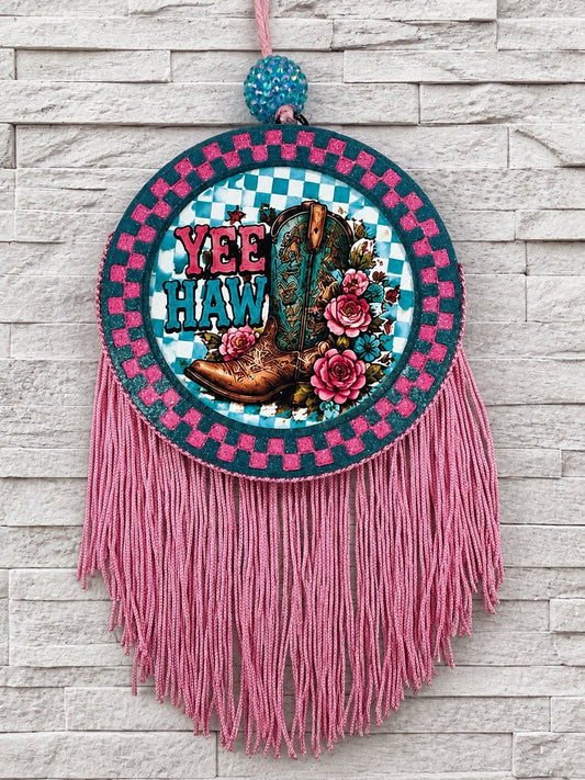 Yee Haw Car Freshie with Fringe Western Car Air Freshener