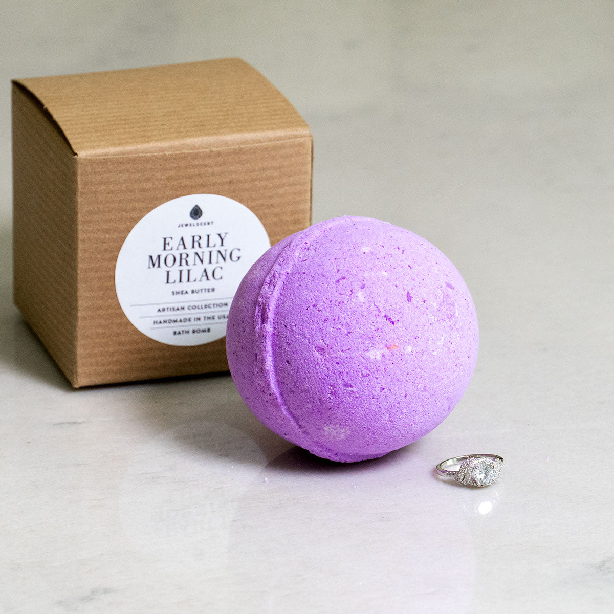 Early Morning Lilac 10oz Jewelry Bath Bomb