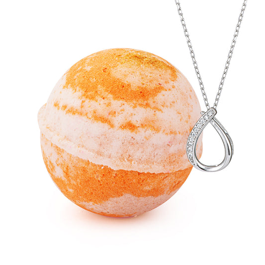 Golden Hour Jewelry Bath Bomb