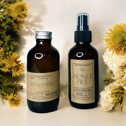 Honey Bee - ROOM & LINEN SPRAY, Sweet Golden Honey, by Moon Water Apothecary