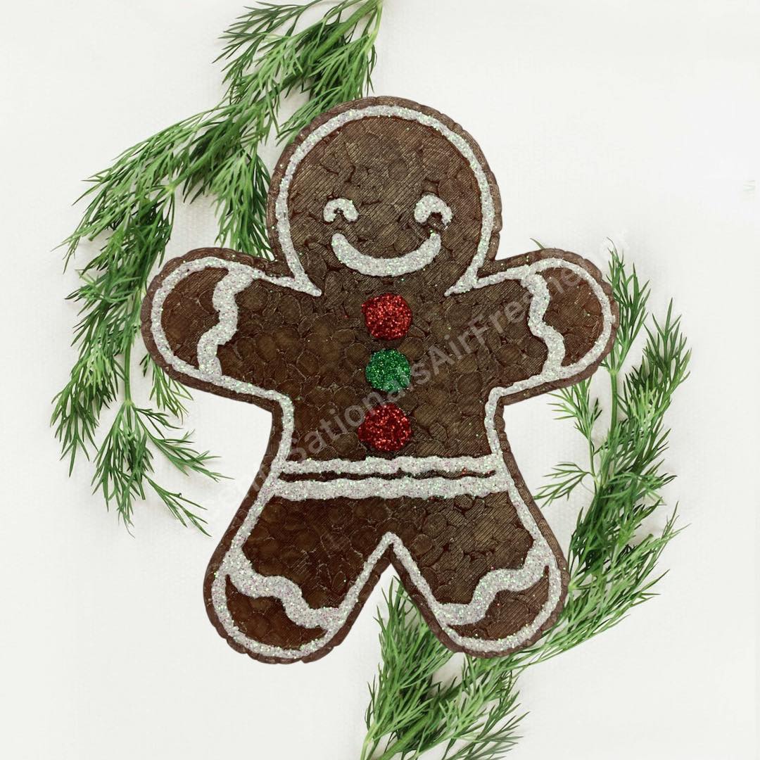 Gingerbread Man Car Freshie