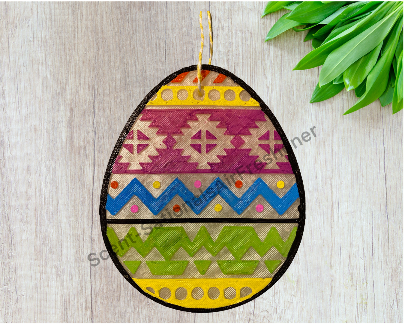 Aztec Easter Egg Car Freshie